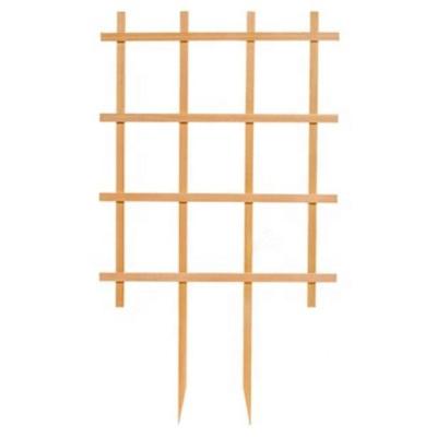 China 2021 Easily Assembled Wall Mounted Factory Rectangular Screen Lattice Wood Garden Trellis Fence for sale