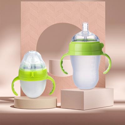 China BPA Free 4oz Kids Milk Bottle 150ml Food Grade Non-Toxic Silicone Baby Squeeze Bottle for sale