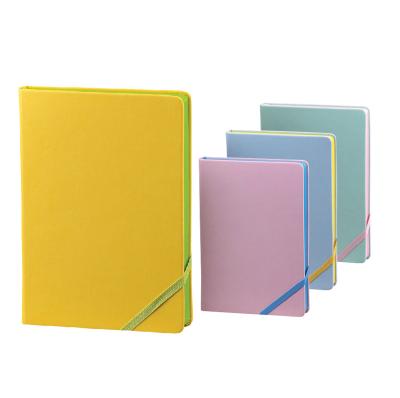 China Classic Hardcover School Notebook Diary Notebook Cover Notebook With Tape for sale