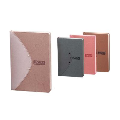 China 2021 Hot Sales A5 Notebook Printed Custom Diary Printing Agenda Dotted Notebook Embossed Journal Pink Notebook for sale