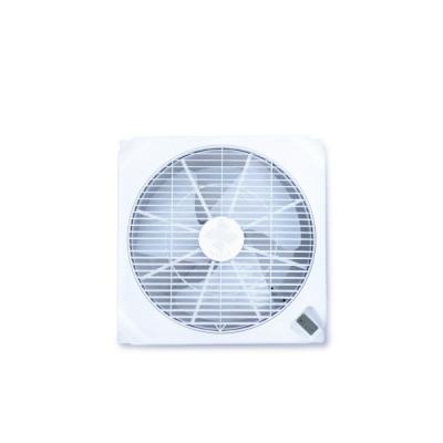 China Easy To Clean New Model Custom Home Appliance Wall Mounted Electric Remote Control Square AB 18 Inch Plastic Ceiling Box Fan for sale