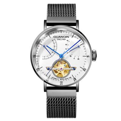 China GuanQin Men's Waterproof China Supplier Good Price Sport Automatic Mechanical Watch Men Wristwatches for sale