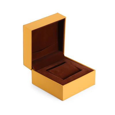 China Wholesale Customized Waterproof Watch Packaging Storage Display Guanqin Logo Cardboard Watch Gift Box Square Pillow for sale