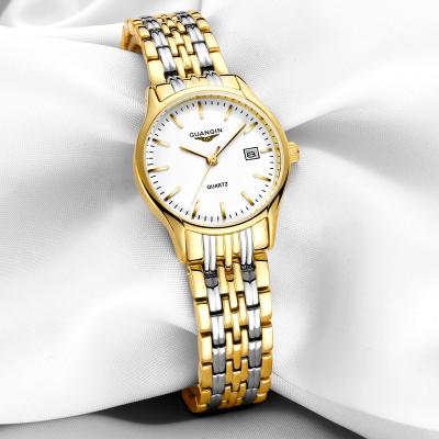 China Full Calendar Curren Women Watch High Quality Quartz Watch Stainless Steel Gold Brand Luxury Wristwatches Women for sale