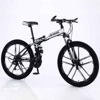 China Popular 26 inch carbon steel folding mountain bike for adult sdults mtb mountain bike for sale