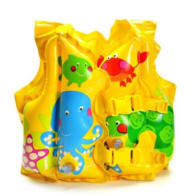 China Child Inflable Foam Swim Vest Baby Swimwear Cartoon Safety Life Vest Float Kids Swim Life Vests for sale