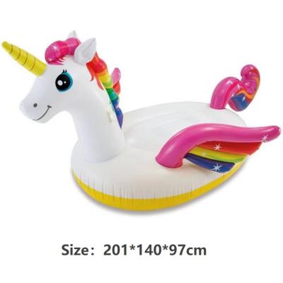 China 4 Inflatable Swimming Pool Picture Seats Summer Children Products Inflatable Adult Ring Pet Animal Poolside Reception for sale