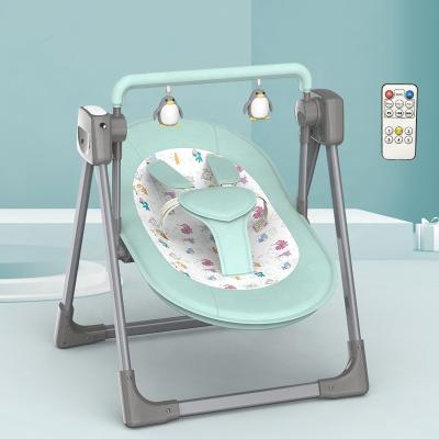 China Modern New Baby Crib Rocking Bed Rocking Chair Sleeping Artifact Smart Electric Newborn Smart Hutch for sale