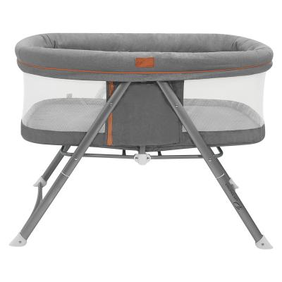 China Eco-Friendly Multi-Function Folding Newborn Comfort Portable Crib Shaker Baby Play Bed for sale