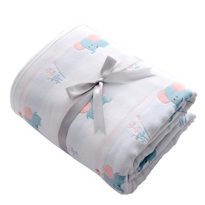 China PICNIC/bath/Travel Bath Towel Newborn Baby Blanket Eco-friendly Gauze Cotton Absorbent Children Baby Six Layers for sale