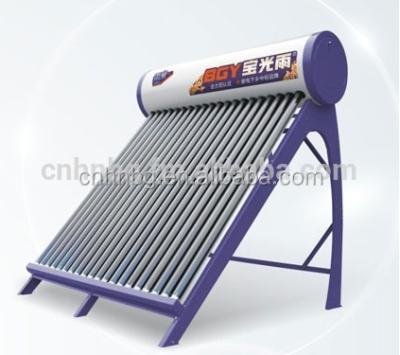 China 100L-500L Stainless Steel Unpressurized Vacuum Tube Solar Water Heater for sale