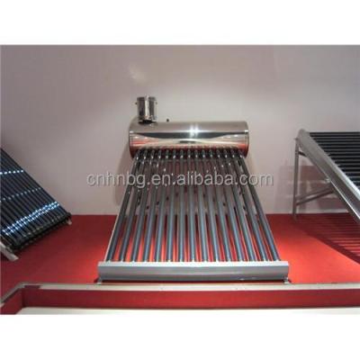 China Stainless Steel Compact 250L Non-pressure Solar Water Heater With Auxiliary Tank (25 Tubes) for sale