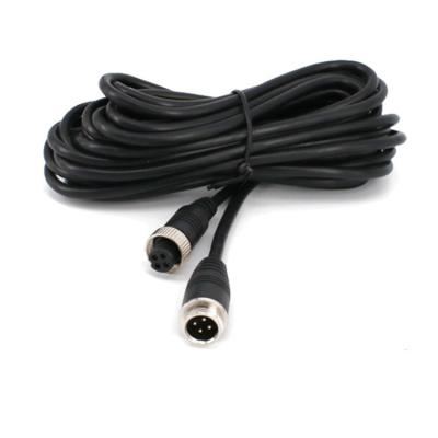 China Car Aviation Connector Extension Cable 4 Pin Male To Female for sale