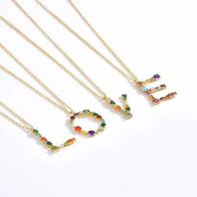 China Wholesale CLASSIC Chic English Initial Clavicle Letters Jewelry Fashion Pendant Necklace for sale