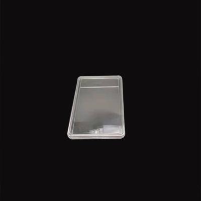 China Transparent rectangular card box without graphics Acrylic Storage Box Transparent for sale