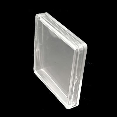 China Bullion Holder 46x30x3mm Customized 1OZ BAR BOX Acrylic INGOT BOX Transparent Clear Direct Fit High Caps For 1oz Silver for sale