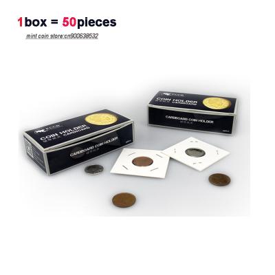 China Different Size Coin Collecting Coin Flips Cardboard Collecting Holders Coin Flip Assortment For Coin Collecting Supplies for sale