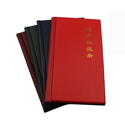 China PU 60 Pockets Drop Shipping Direct Selling Cardboard Coin Holder Binder for sale