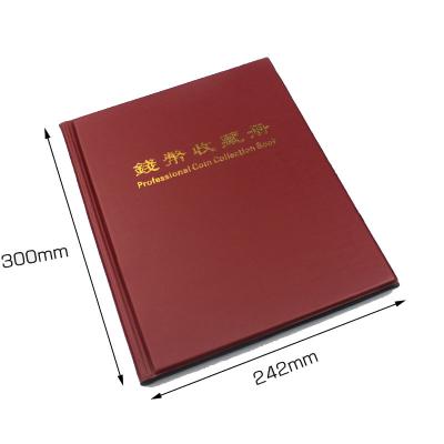 China 200 Coin Collection Book World Coin Inventory Collection Protection Photo Album Open Page for sale