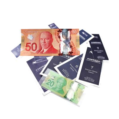 China Custom Banknote Collection China Manufacturer Direct Sale Price Printing Opp Bag for sale