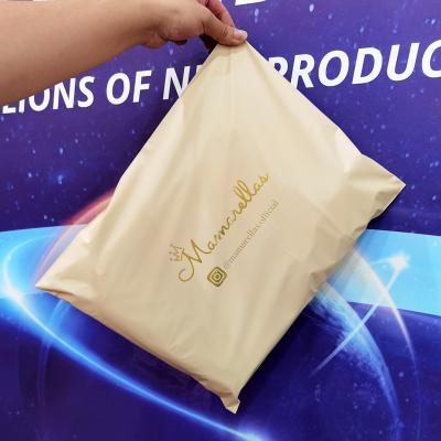 China Strong Adhesive Custom Printed Biodegradable Black Peach Mailer Poly Envelope Mailing Plastic Shipping Packaging Bag for sale