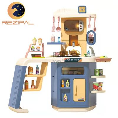 China ABS 2022 New Design Kid Kitchen Toys Kids Cooking Toys Pretend Play Kitchen Toys For Children for sale