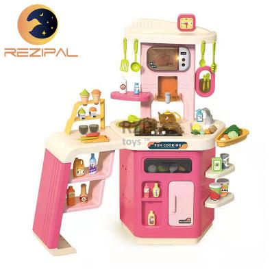 China ABS 2022 New Kids Cooking Toys Kid Kitchen Toys Pretend To Play Kitchen Toys For Girl And Boy for sale