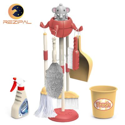 China Mini Factory Manufacture Various 8 Tools Female Household Cleaning Suit Children's Edition Simulation Cleaning Tools for sale