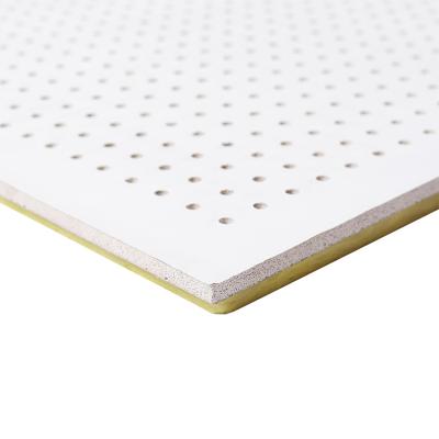 China Artistic Ceilings Composite Materials Rock Wool Thermal Insulation Panels High Density White Square Mineral Ceiling for sale