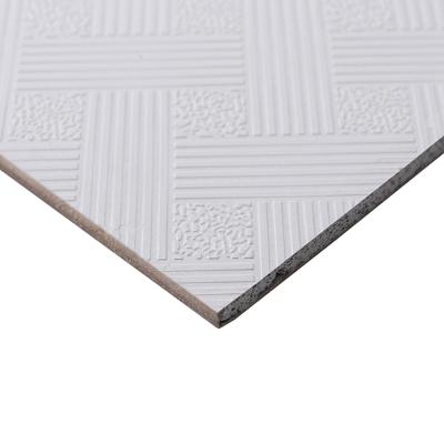 China Artistic White Fire Resistance Gypsum Ceilings Square High Quality Ceiling Boards Material Water Resistant for sale