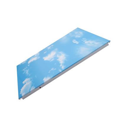 China Artistic Ceilings Customized Size 600*600 Aluminum Gusset Plate Baffle Decorative Ceiling Tiles Waterproof for sale