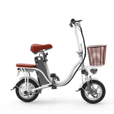 China 2020 Double Seat Electric Bike Small and Exquisite 12inch 300W Electric Bicycle for sale