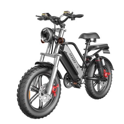 China Ebike 20 Inch Electric Bike 1500w Electric Fat Tire Steel Electric Bicycle Bicicleta Electric Mountain Bike for sale