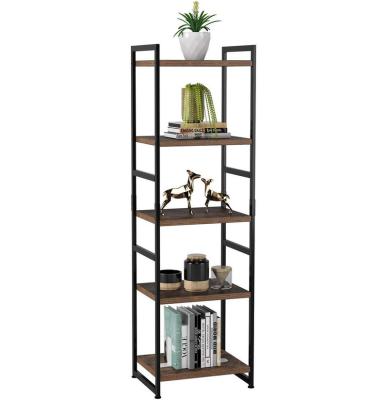 China Expandable Wooden Bookshelf MDF Display Rack Vintage Cabinet Modern Book Shelves For Home Furniture for sale