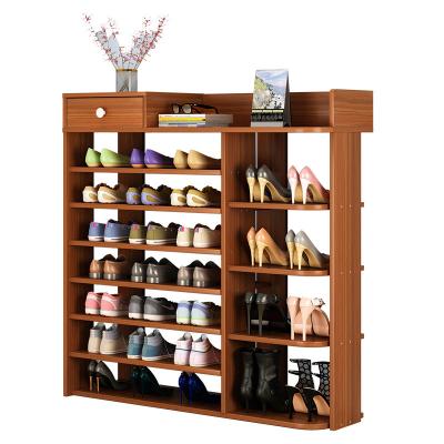 China Factory Wholesale (Size)Adjustable Hot Sell Modern Wooden Shoe Racks Living Room Furniture Shoe Organizer for sale