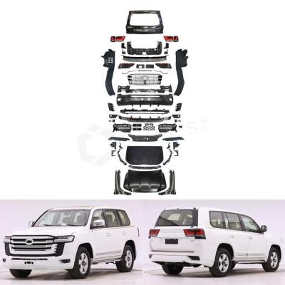 China Hot Selling Upgrade Original Car ABS New Product Design Body Bumper Kit For Land Cruiser From FJ200 2008-2021Upgrade To LC300 2022 for sale