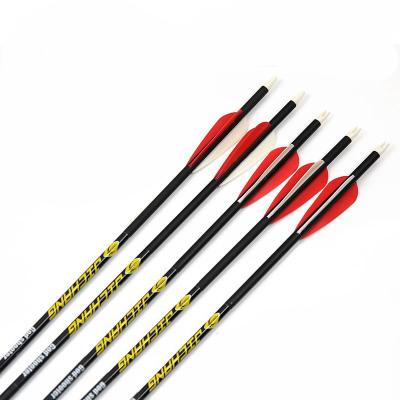 China Durable Most Popular Carbon Arrow Length 80cm Archery Arrow Mixed Archery for sale