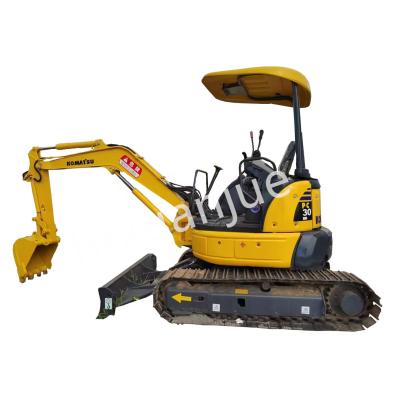 Chine Komatsu PC30 mini-pelée utilisée de 3 tonnes pour le chantier de construction à vendre