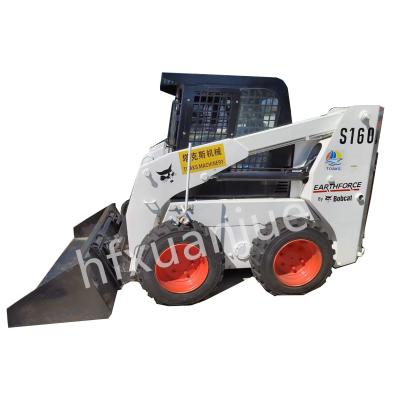 China 748 Kg Bobcat S160 Used Wheel Loader Light Skid Steer Loader Low Cost Flexible for sale