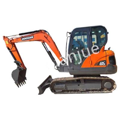 Chine 6T Micro Doosan 60 réaménagé Excavator Crawler Digger DX60-9C à vendre