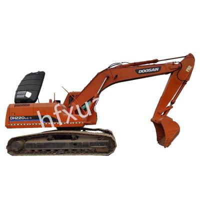 Chine DH220-7 Excavateur Doosan utilisé 220LC 22 Tonnes 144,1kN Force de creusement de seau à vendre