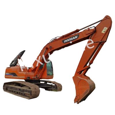 Chine Utilisé Doosan DH220LC-7 Vieille excavatrice creuseuse 1115 mm contrepoids au sol à vendre