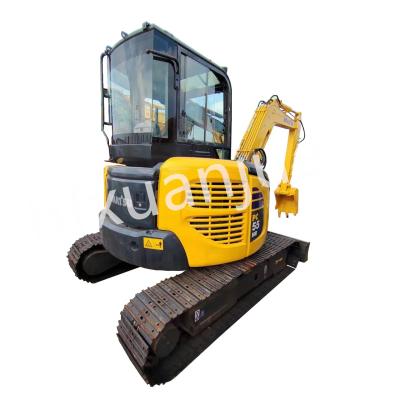 Chine Mini-excavateur japonais utilisé Komatsu 55 5T hydraulique à vendre