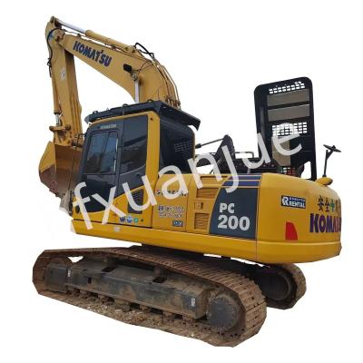 China 19500kg Used Komatsu Excavator PC 200 6.69L 110kW for sale