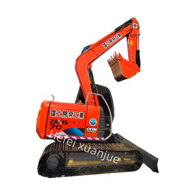 Chine Zaxis70 En 2020 Maximum de radius de creusement 6320 Excavateur Hitachi d'occasion avec couleur rouge à vendre