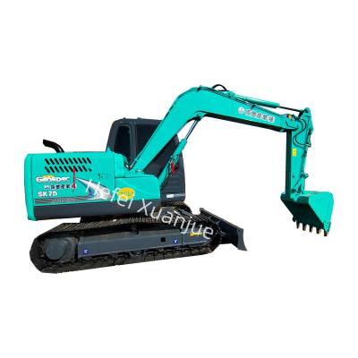 Chine SK75 Excavateur Kobelco d'occasion en excellent état avec 500 heures de travail à vendre