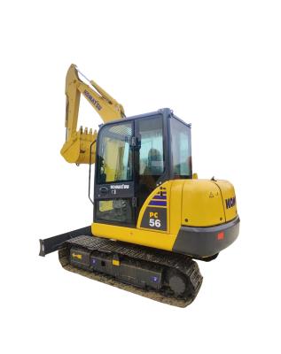 Chine 0.055-0.22m3 Capacité Excavateur de fouille Komatsu PC56-7 pour des opérations de fouille en douceur à vendre