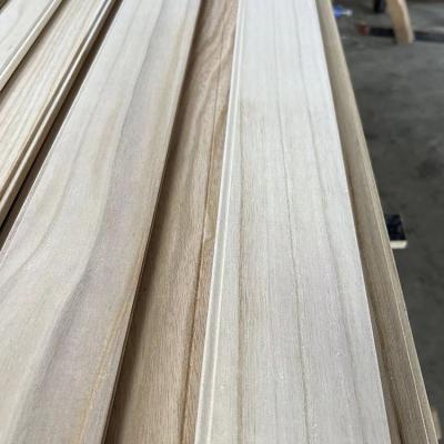 China Paulownia Eco - Friendly Pine Triangle Solid Wood Chamfer Strips for sale