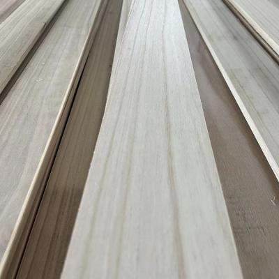 China Eco - Friendly Factory Direct Square Strips Paulownia Wood Sticks Strips Slats Paulownia Wood Price for sale