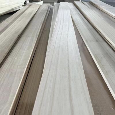 China Eco-friendly Cheap Eco-friendly Wooden Batten High Quality Paulownia Wood Strip Paulownia Sale Solid Panels for sale